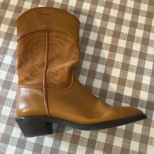 SEE BY CHLOE BROWN WESTERN BOOTS, 39